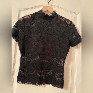 Black Lace Top